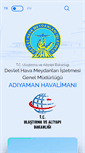 Mobile Screenshot of adiyaman.dhmi.gov.tr